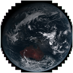 Flat Earth: a satellite image case